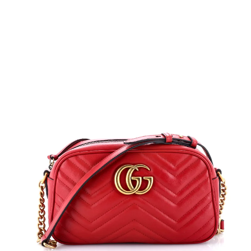 GG Marmont Shoulder Bag Matelasse Leather Small