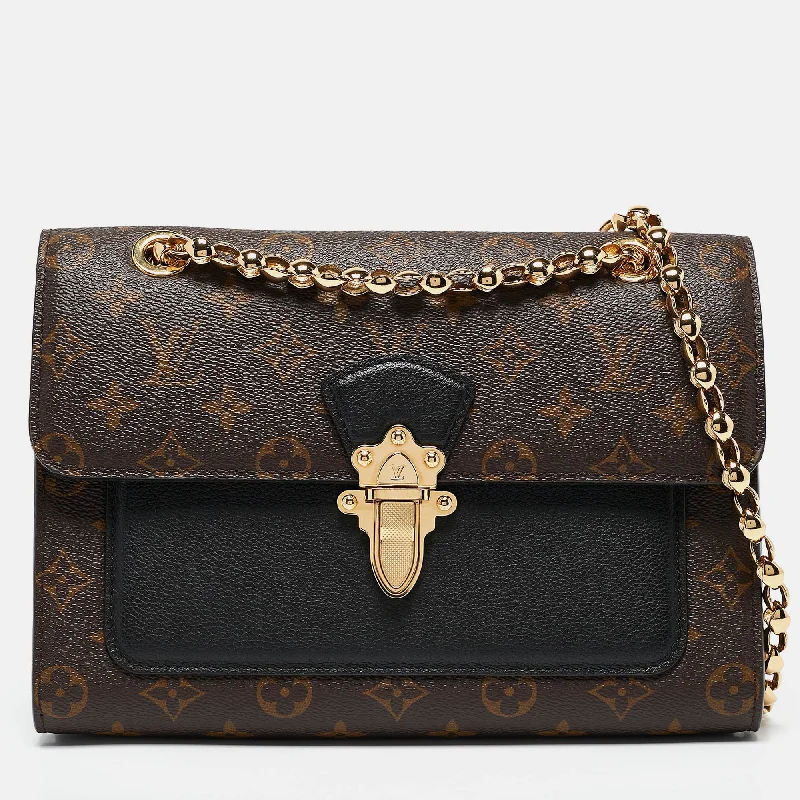 Louis Vuitton Black Monogram Canvas And Leather Victoire Bag