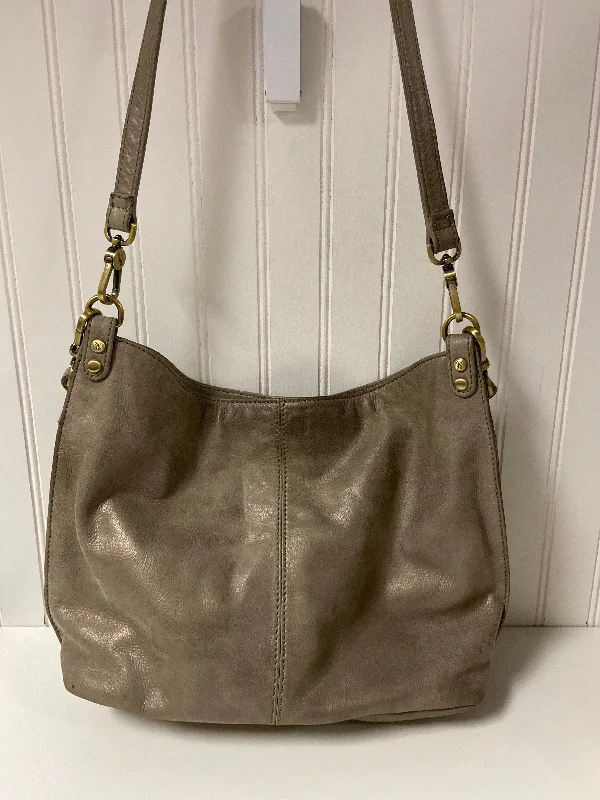 Handbag Leather By Hobo Intl, Size: Large