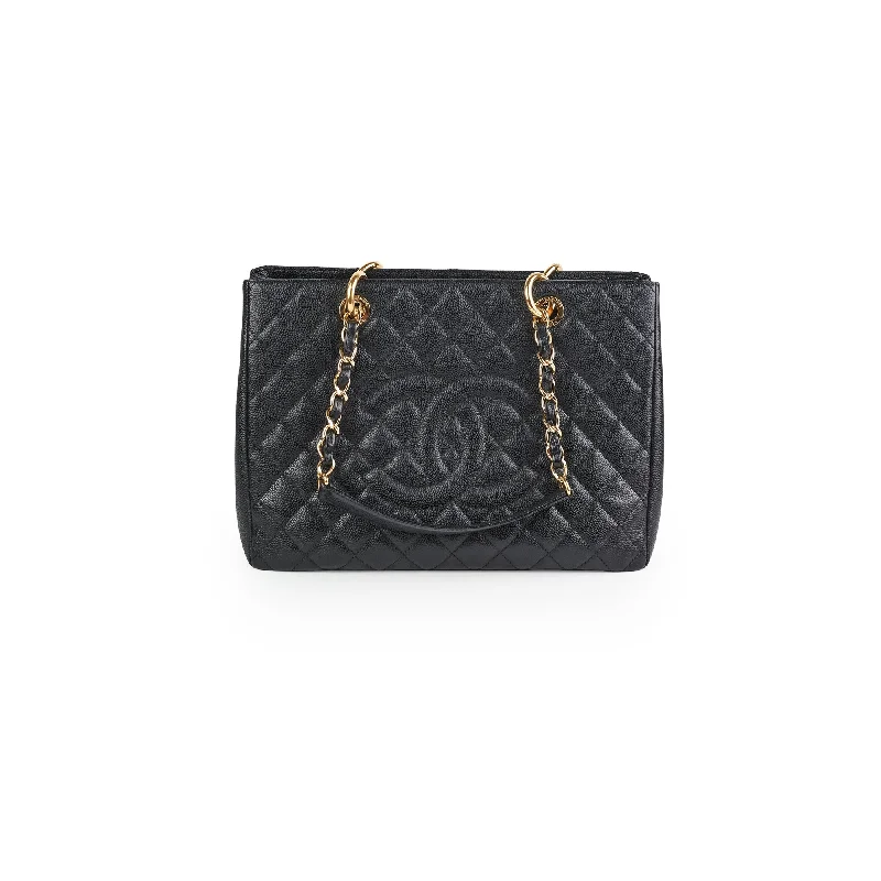 Chanel GST Grand Shopping Tote Caviar Black