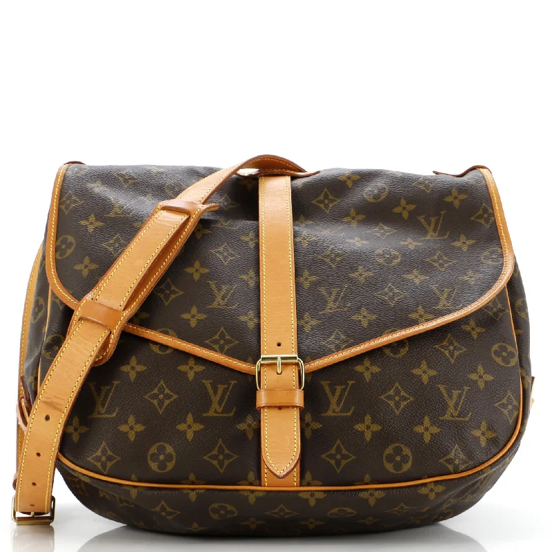 Saumur Handbag Monogram Canvas 35