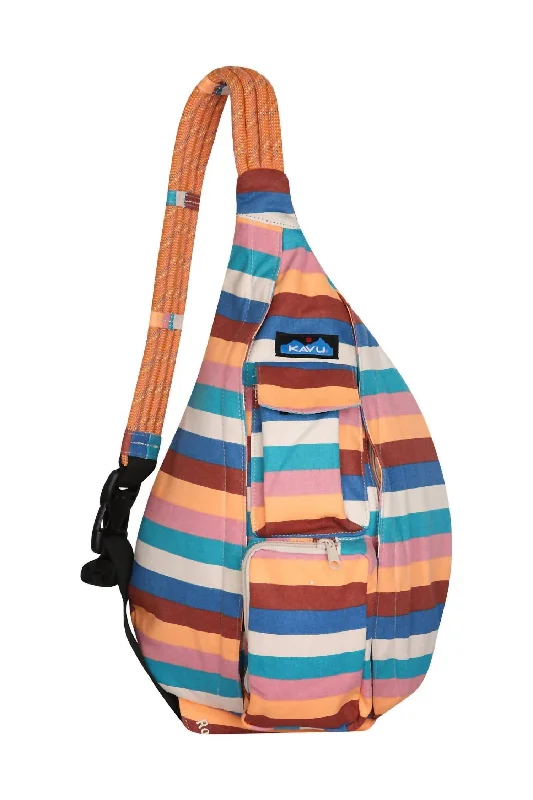 Rope Bag In Sweet Stripe