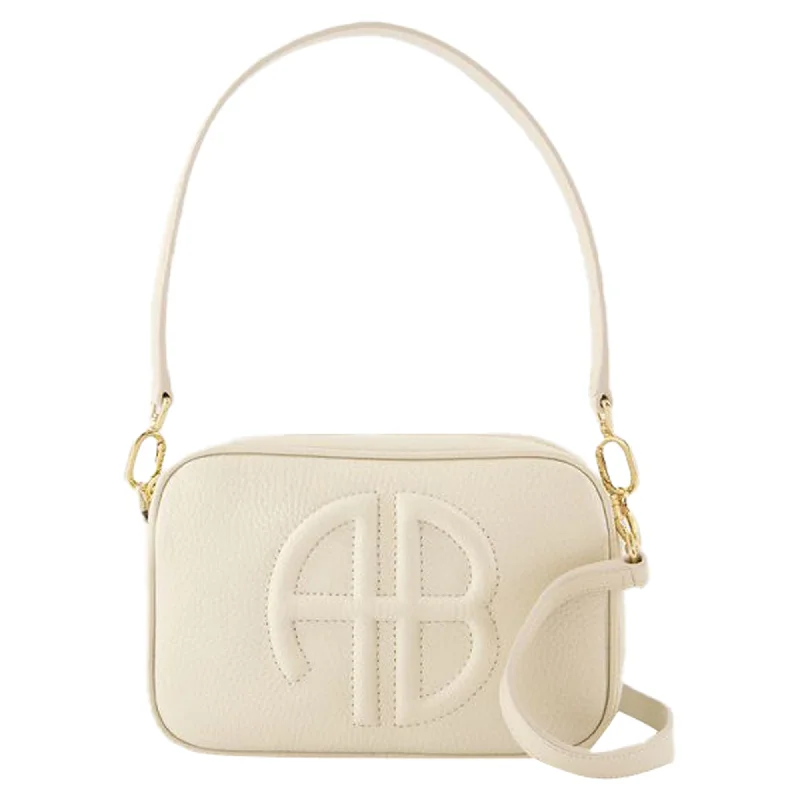 Lili Bag Crossbody - ANINE BING - Leather - Beige