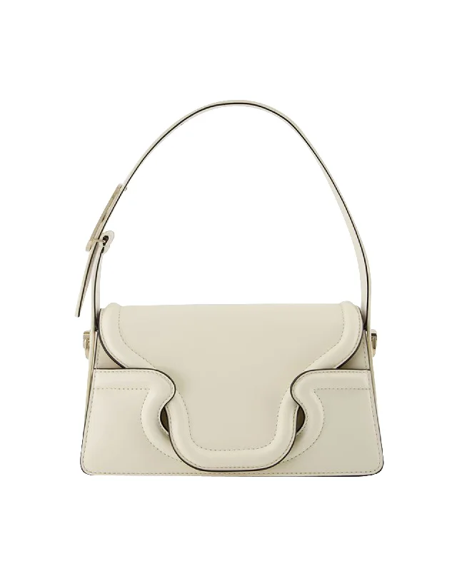 Sculpture Small Handbag - Valentino Garavani - Ivory - Leather