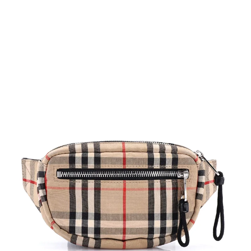 Cannon Bum Bag Vintage Check Canvas Small