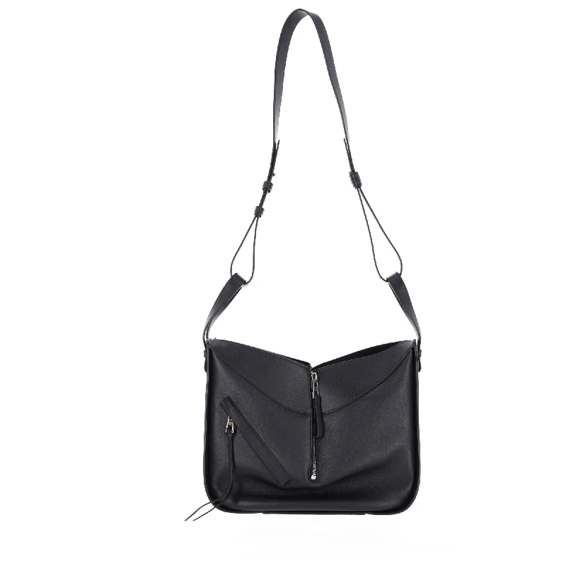 Loewe Small Hammock Bag in Black Calfskin Leather