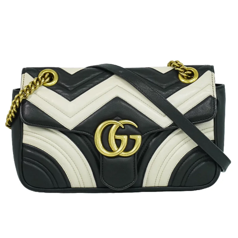 Gucci Gg Marmont  Leather Shoulder Bag (Pre-Owned)