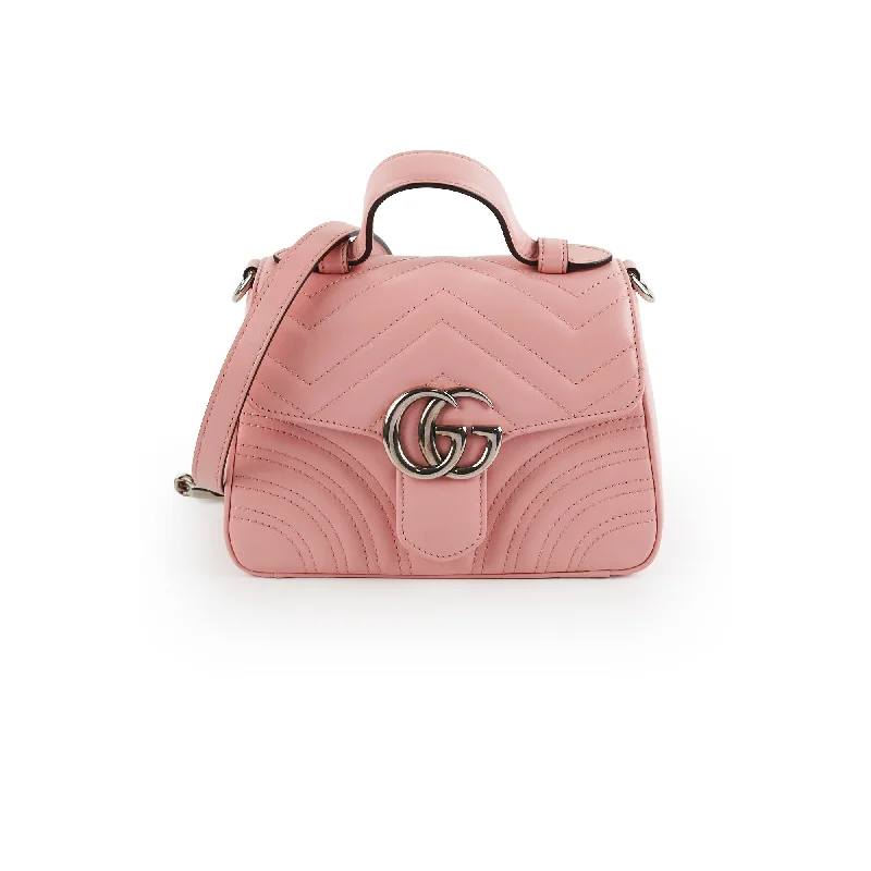 Gucci Mini Top Handle Pink Shoulder Bag