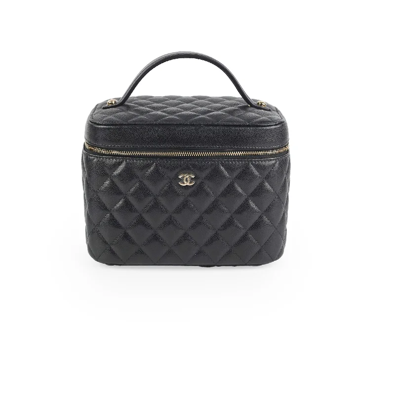 Chanel Vanity Caviar Black