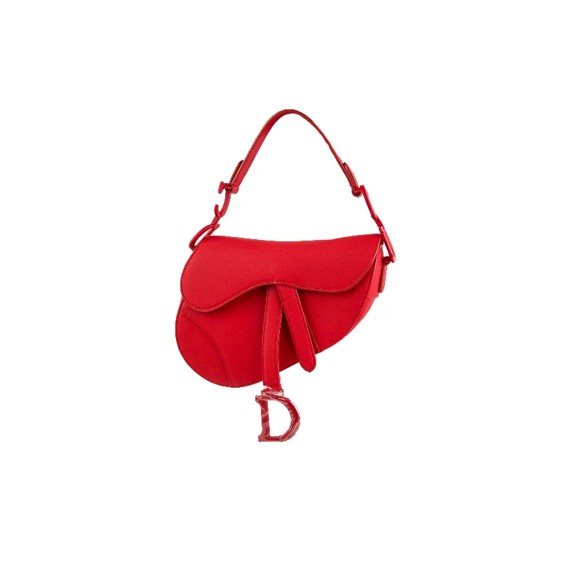 Christian Dior Mini Saddle Red