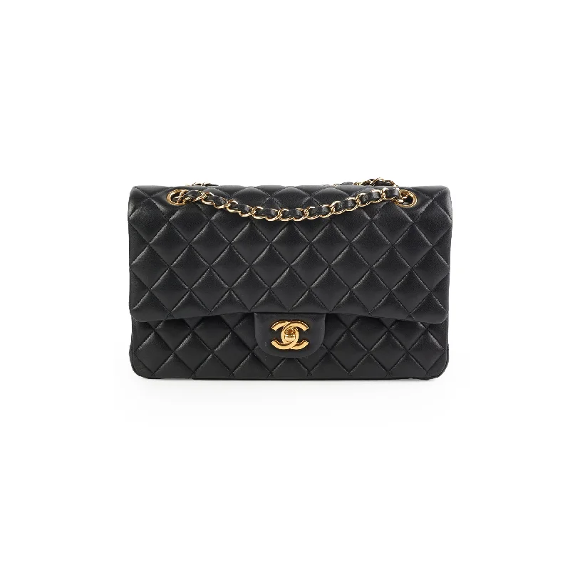 Chanel Classic Flap M/L Lambskin Black Bag