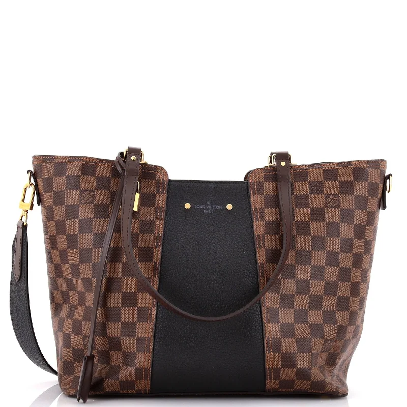 Jersey Handbag Damier with Leather