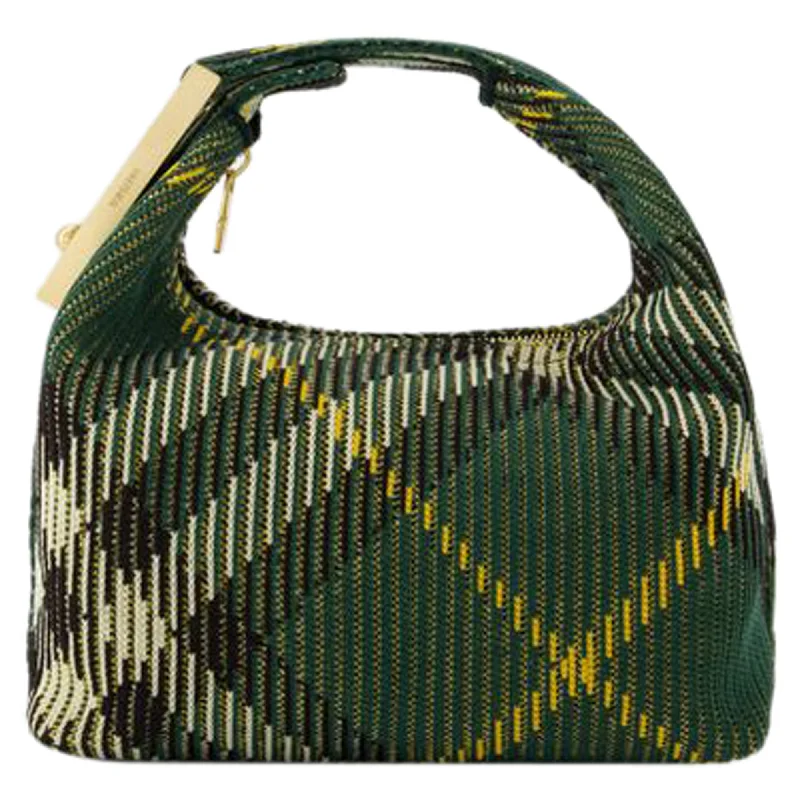 Mini Peg Purse - Burberry - Nylon - Green