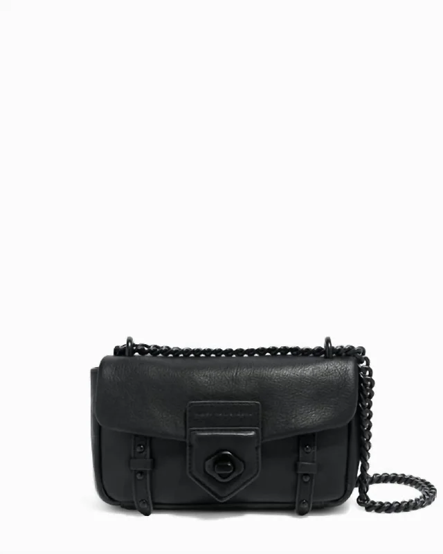 Women's Chain Reaction Mini Shoulder Bag In Black