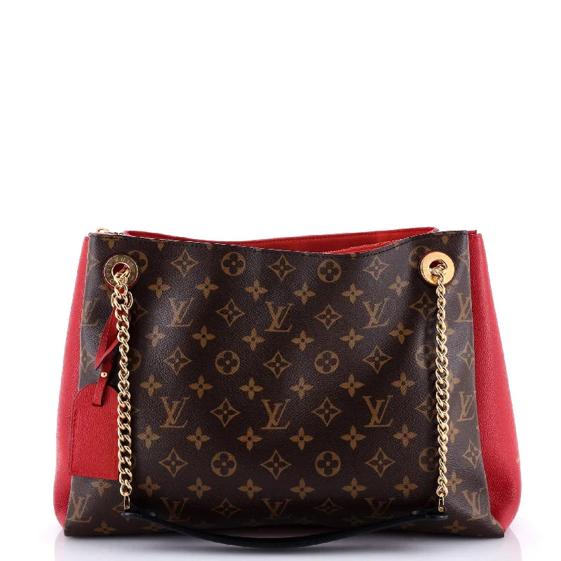 Surene Handbag Monogram Canvas with Leather MM