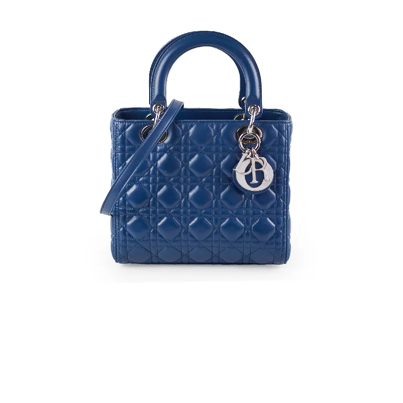 Christian Dior Medium Lady Dior Blue