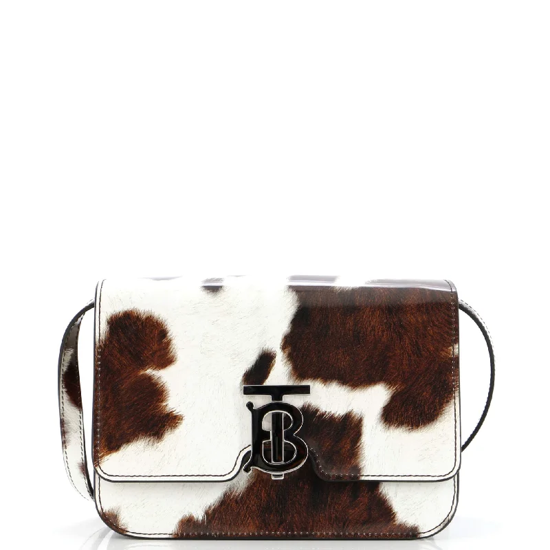 TB Flap Bag Printed Patent Small