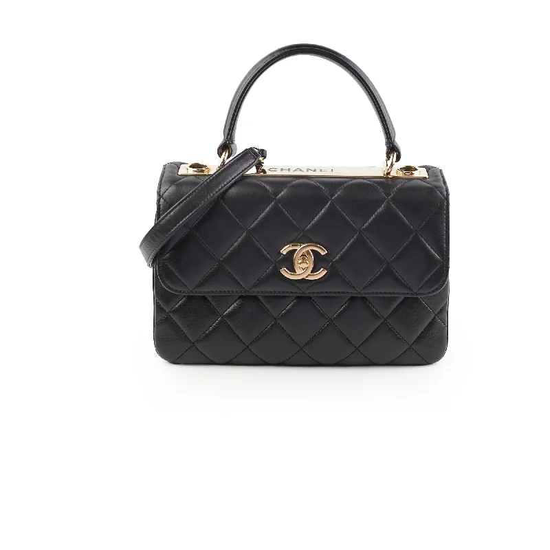 ITEM 32 - Chanel Small Trendy CC Black Quilted (Removable Strap)