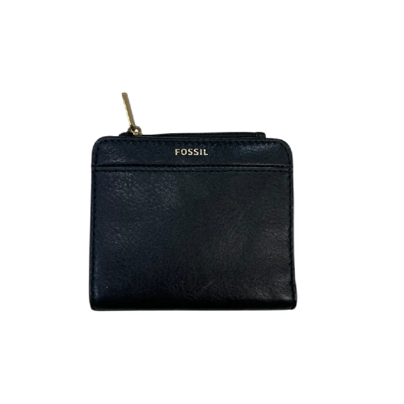 Wallet Leather By Fossil, Size: Small