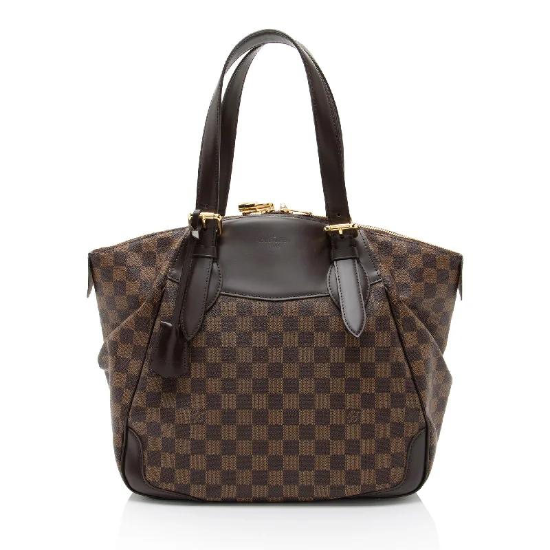 Louis Vuitton Damier Ebene Verona GM Shoulder Bag