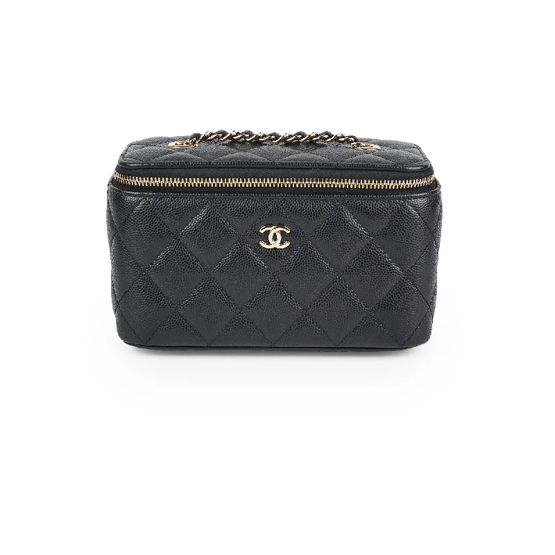 Chanel Vanity Caviar Black Crossbody