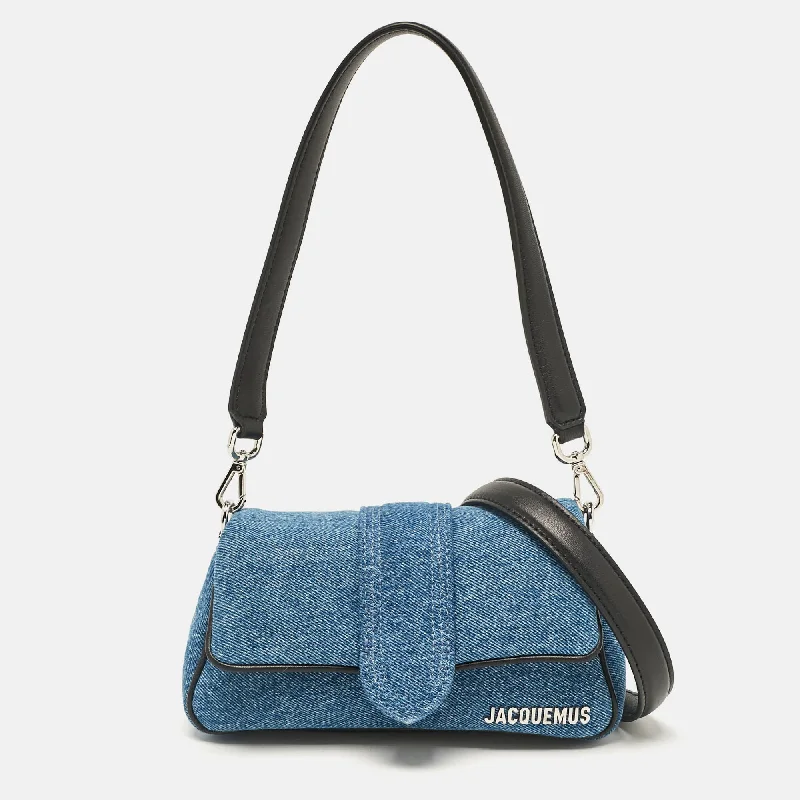 Jacquemus Blue Denim Le Petit Bambimou Shoulder Bag