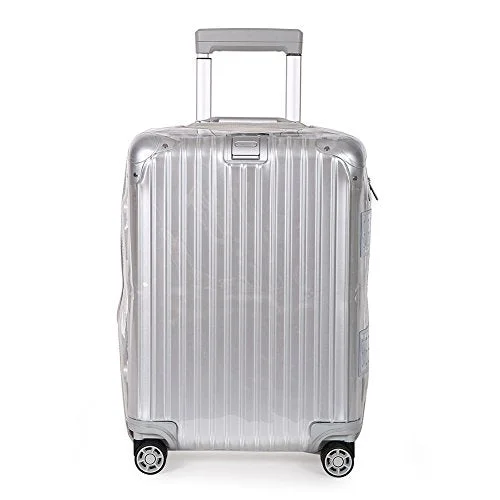 Luggage Cover Protector Clear Pvc Suitcase Protective Cover With Grey Zipper For Rimowa Topas