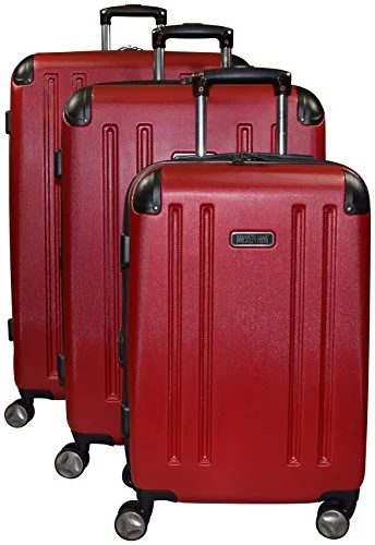 Kenneth Cole Reaction 8 Wheelin Expandable Luggage Spinner Wheeled Suitcase, 3 Pc Set , 29, 25 &