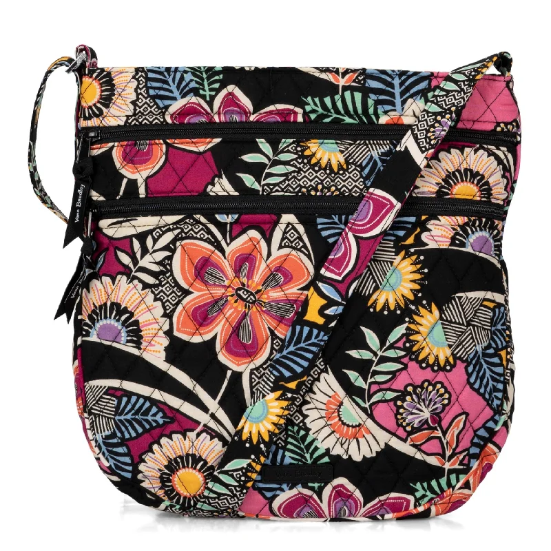 FINAL SALE Vera Bradley Trio Zip Hipster Crossbody Bag Kauai Floral