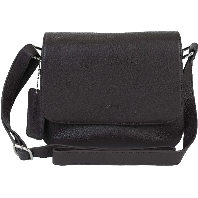 Mancini Pebbled Alison Crossbody Handbag