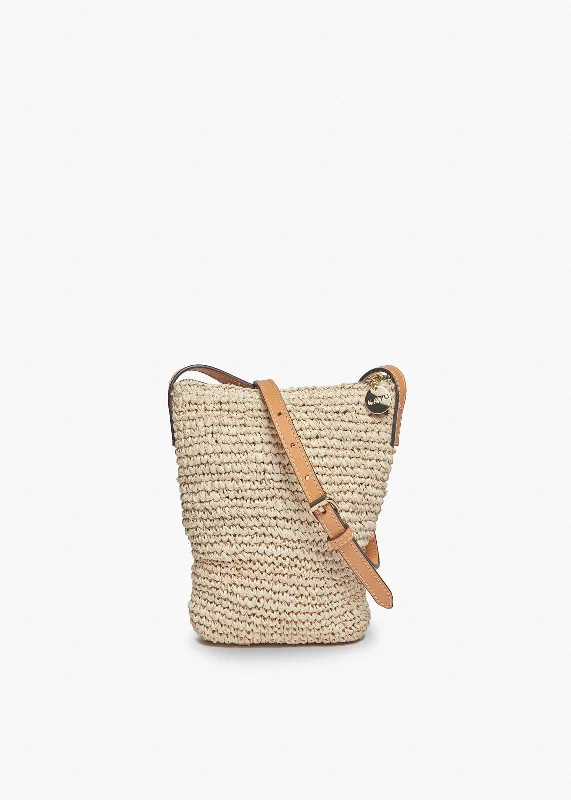 Remi Straw Crossbody Bag