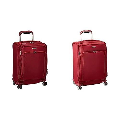 Samsonite Silhouette Xv Two-Piece Softside Spinner Set (21"/25"), Napa Red