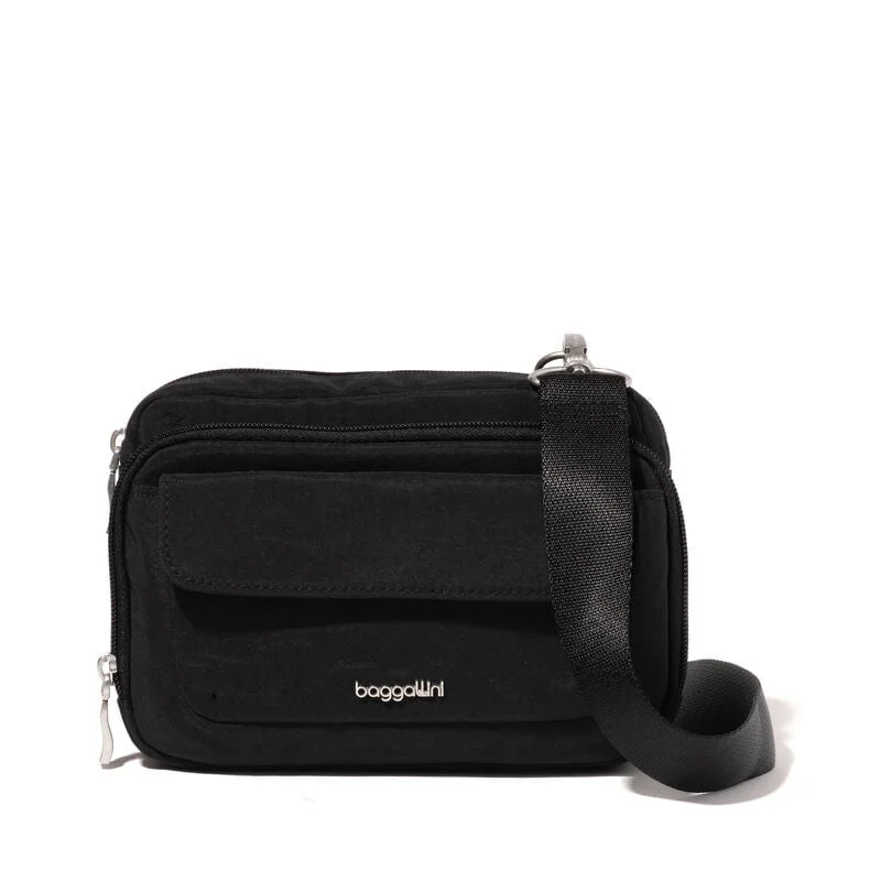 Baggallini Modern Double Zip Crossbody Bag