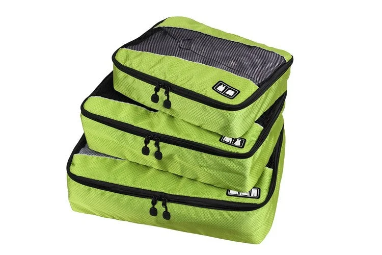 BAGSMART Travel Accessories Bag 3 Pcs/Set Packing Cubes Polyester Bags For Clothes Luggage