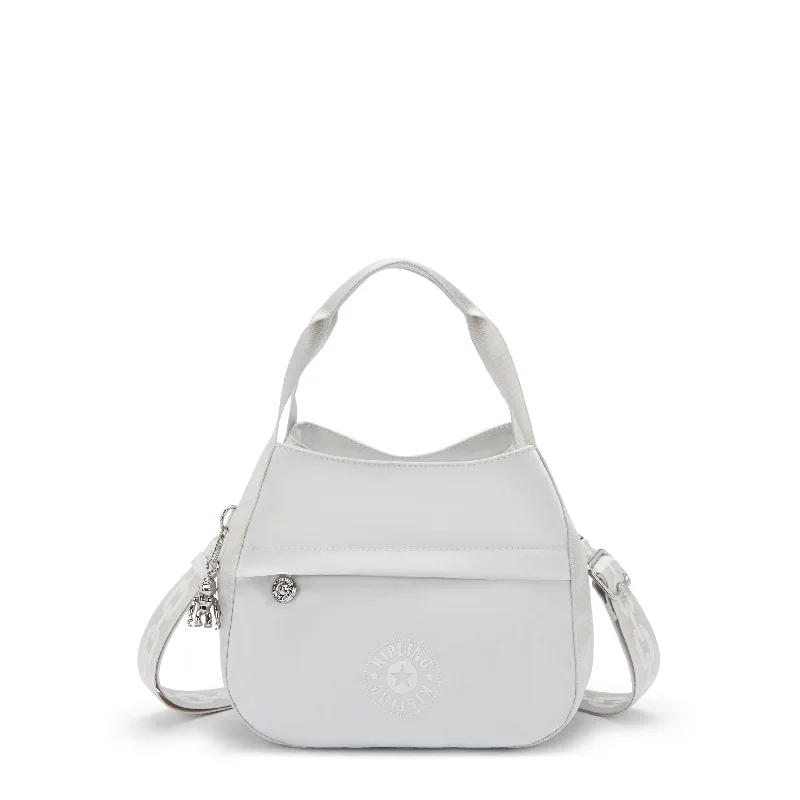 Kipling Bahar Satin Shoulder Bag - Silver Night