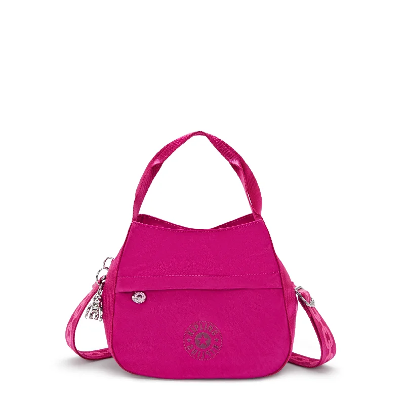 Kipling Bahar Satin Shoulder Bag - Fuchsia Night