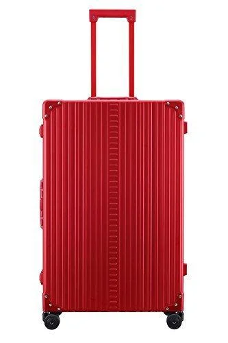 Aleon 30" Macro Traveler Aluminum Hardside Checked Luggage (Ruby) Red