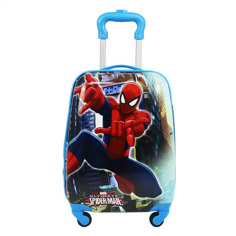 Manufacturers Selling 18 Inch Pvc Cute Cartoon Children Pull Rod Box Universal Wheel Luggage