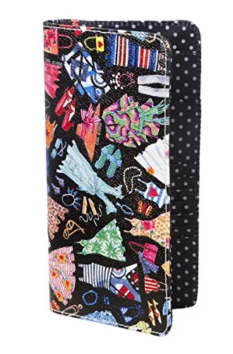 Sydney Love Wardrobe Print Large Passport Wallet, Multi