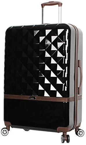 Nicole Miller New York Madison Collection Hardside 28" Luggage Spinner (Black)