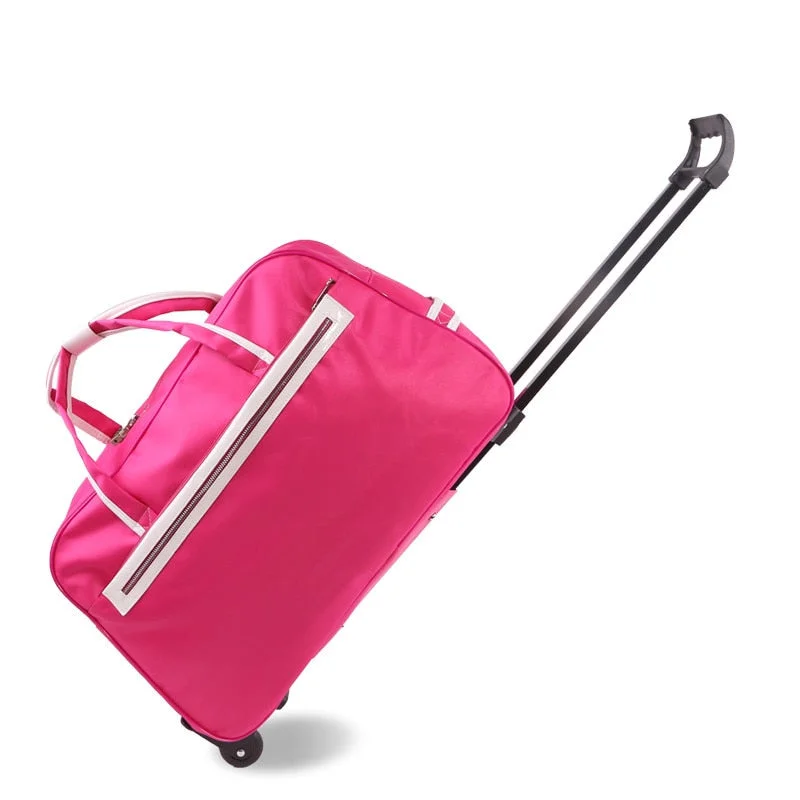 Travel Trolley Bag Stand Abreast Female Super Large Capacity Luggage Trolley Luggage Bag Travel Bag