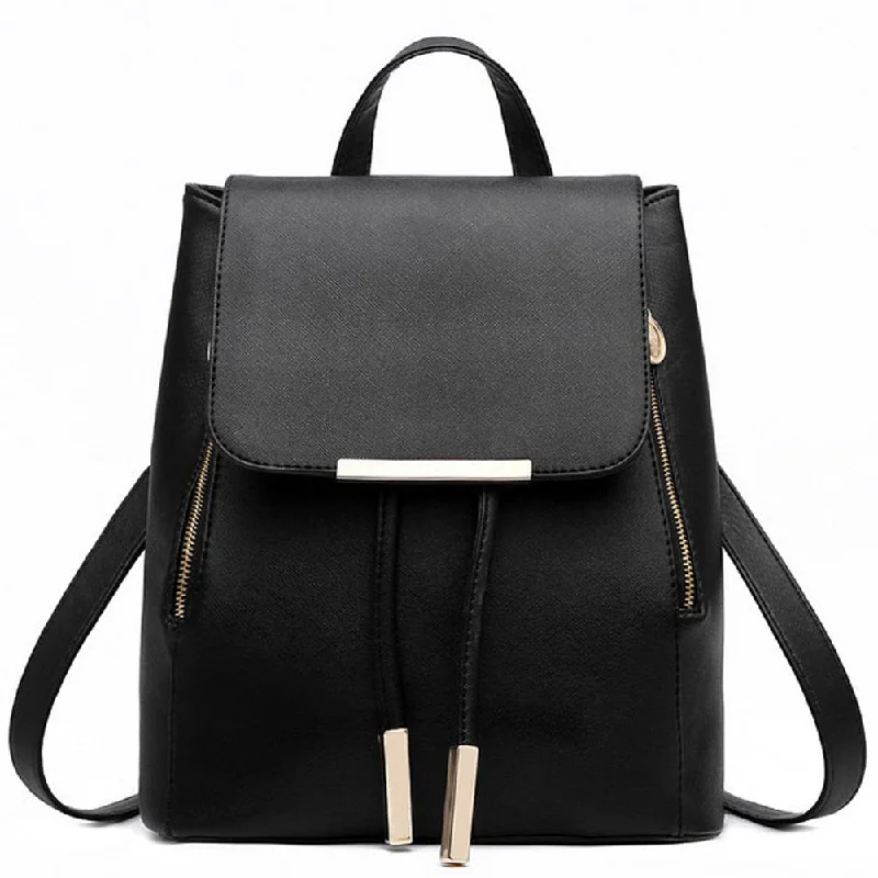 Backpack Women Pu Leather Female Backpacks Teenager School Bags Mochila Feminina Rucksack