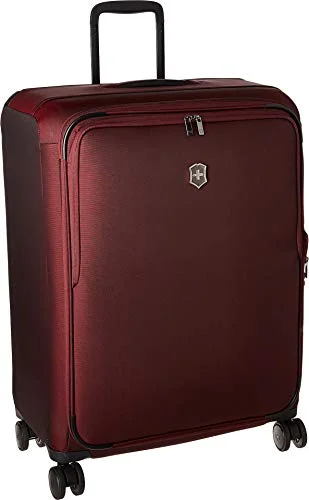 Victorinox Connex Large Softside Checked Spinner Luggage (Burgundy)