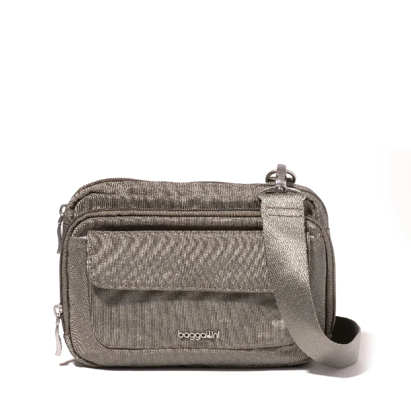 baggallini Modern Double Zip Crossbody