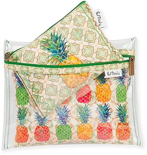 Sun 'N' Sand Paul Brent Artistic Canvas Wallet (Pineapple)