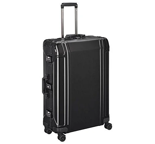 Zero Halliburton Geo Aluminum 3.0 28" Spinner Suitcase, 4-Wheel Luggage in Black