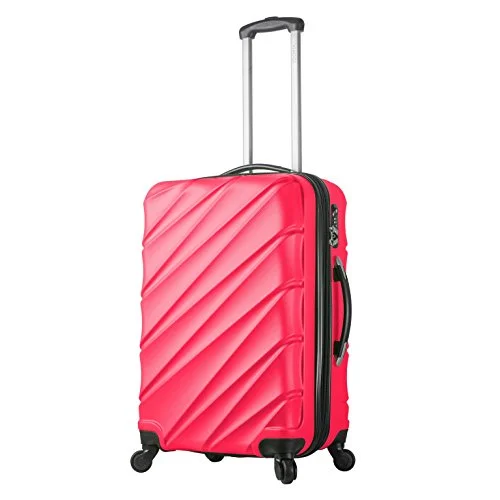 Viaggi V1015L-28In-Pnk Italy Lodi Hardside 28 Inch Spinner, Pink