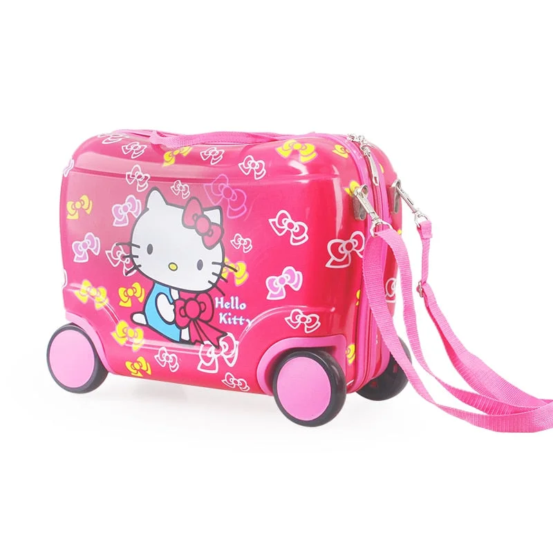 Children Suitcase Travel Locker Handbag Boy Girl Boarding Box Baby Creative Toy Box Luggage Can Sit