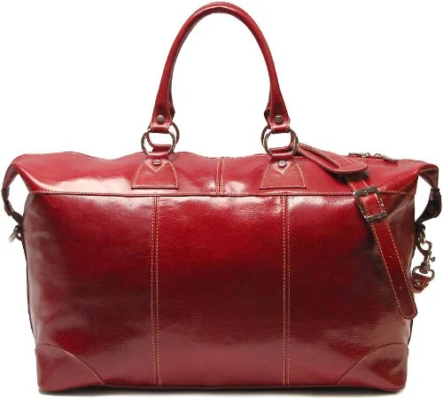 Floto Luggage Capri Duffle, Tuscan Red, Large