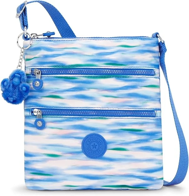 Kipling Keiko Printed Crossbody Mini Bag - Diluted Blue